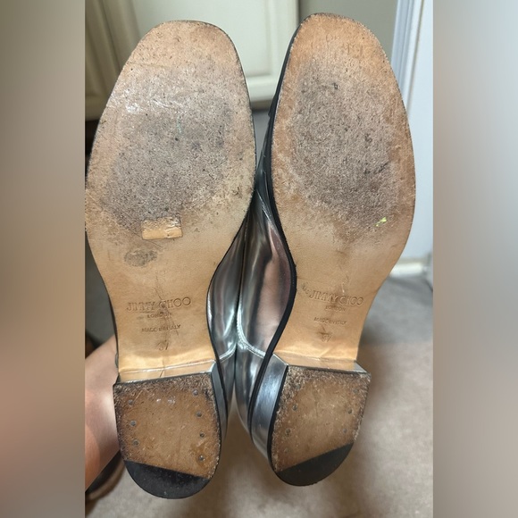 Jimmy Choo, size 37, silver and black - Picture 5 of 7